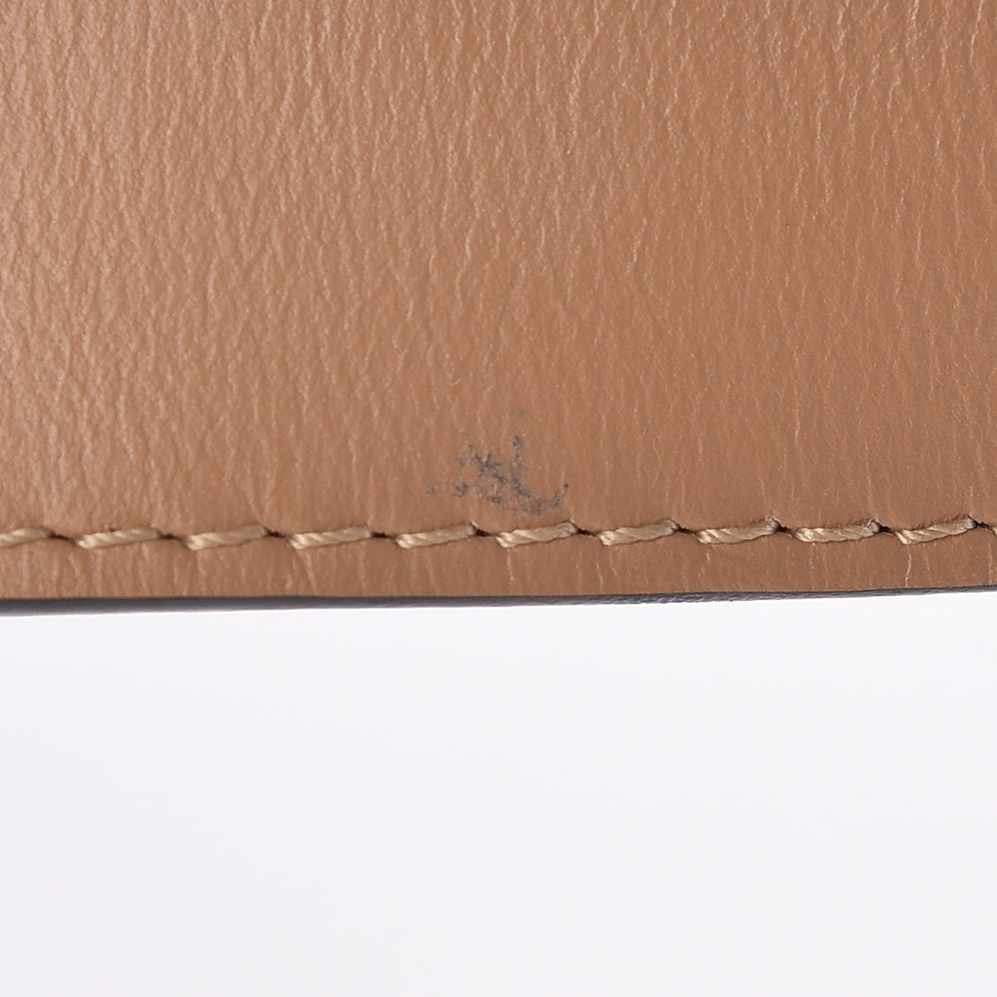 Calfskin Tuileries Besace Shoulder Strap Sesame Peach Creme