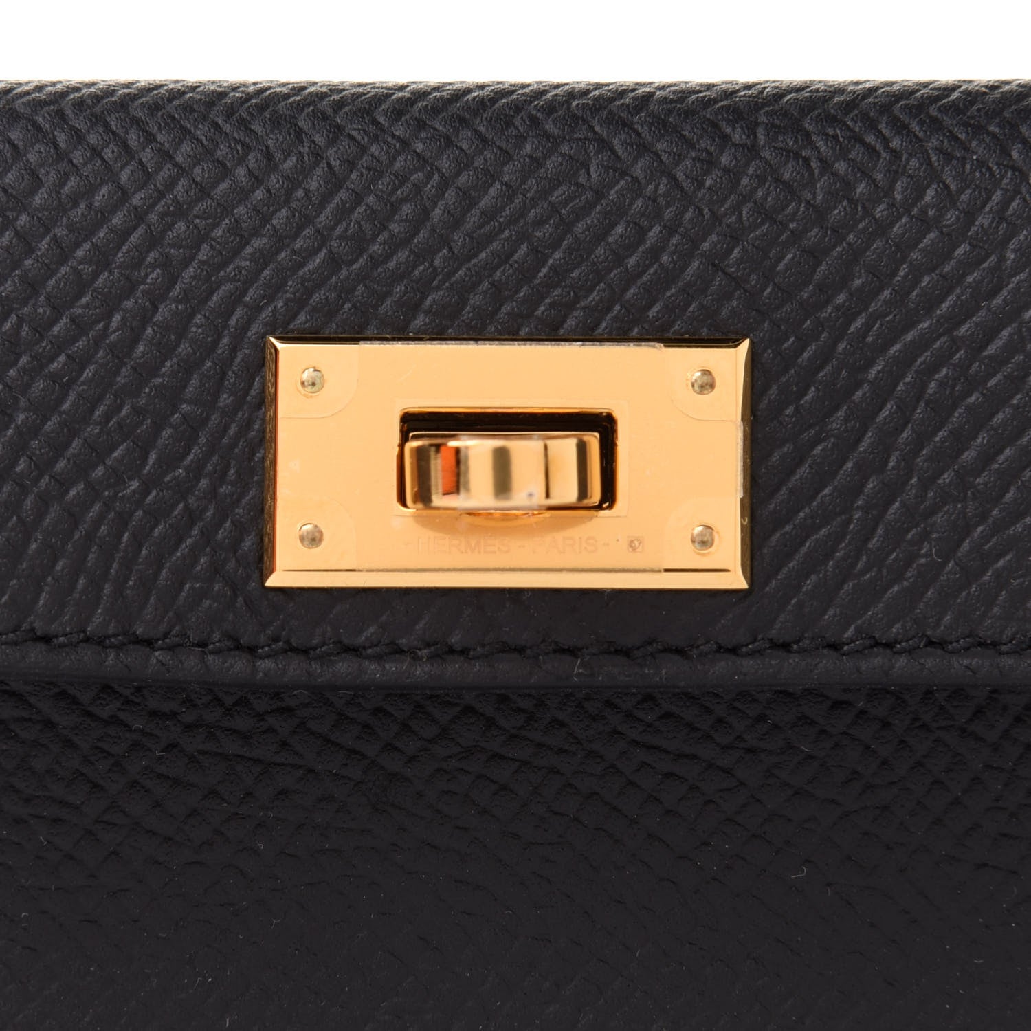 Hermes Swift Epsom Pocket Kelly Shoulder Strap Black 6 of 7