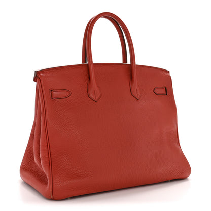 Hermes Togo Birkin 35 Rouge Venetian 3 of 14