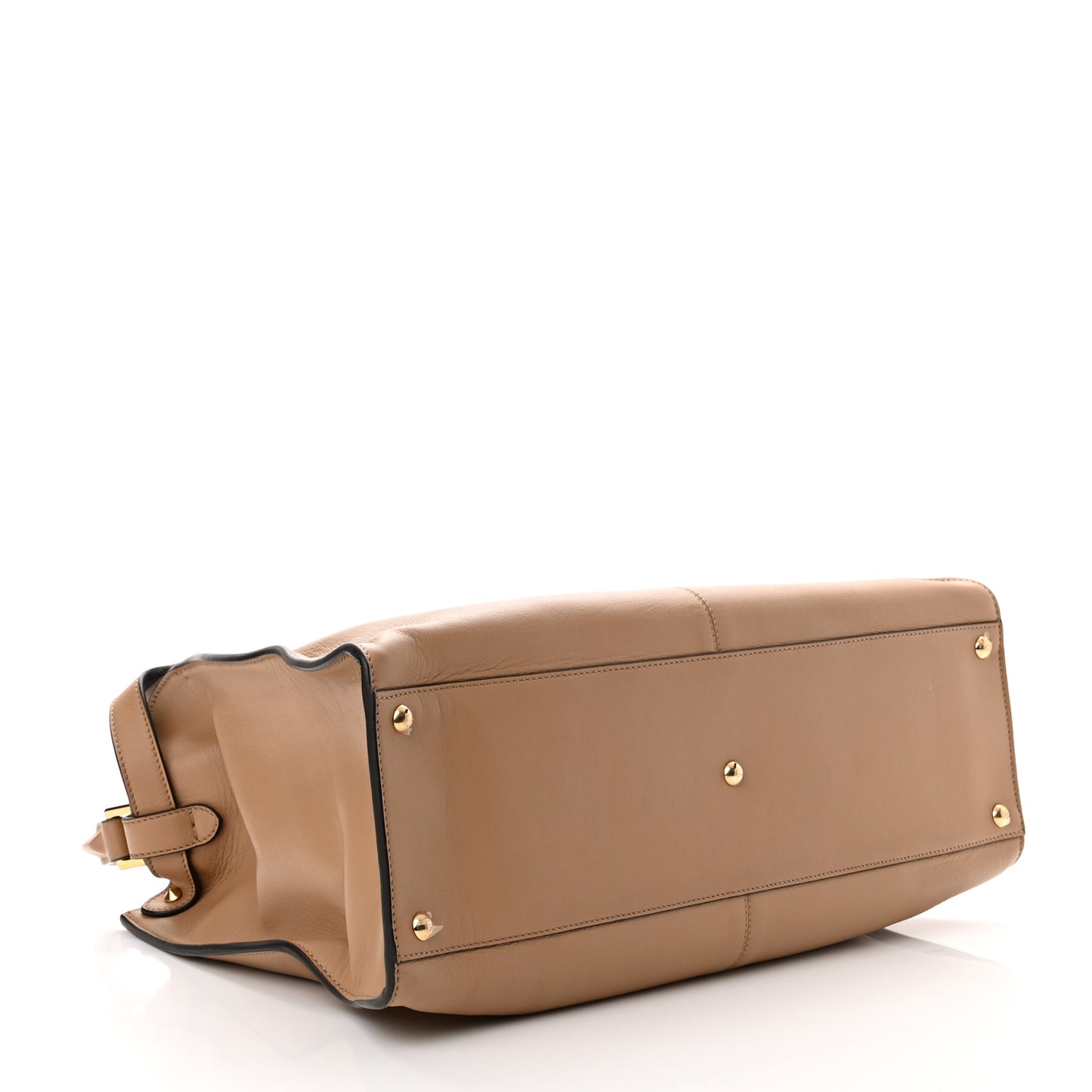 Vitello Seta Nabuk Pequin Large Peekaboo X-Lite Cuoio Tobacco Moro