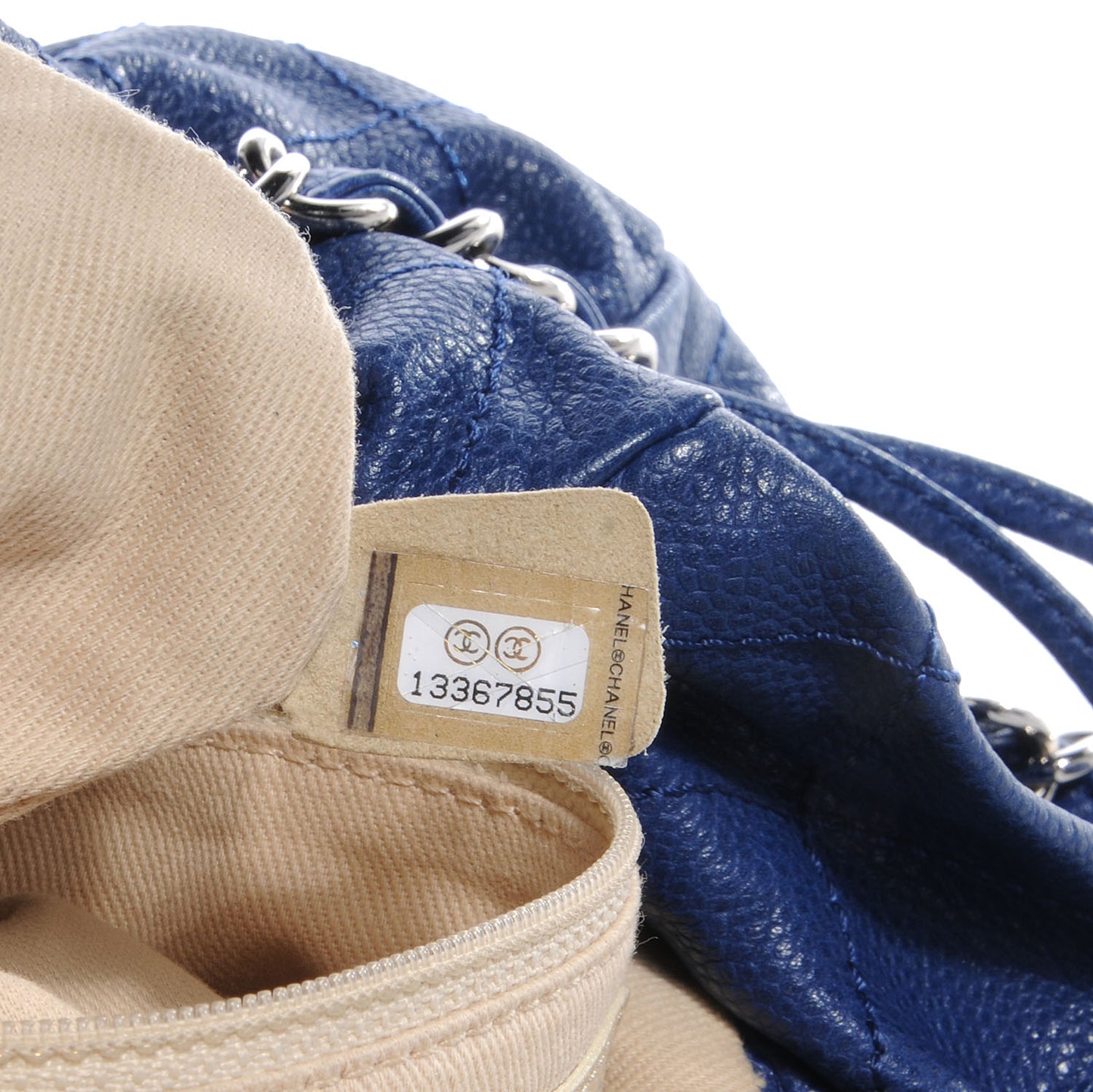Caviar 31 Drawstring Tote Blue