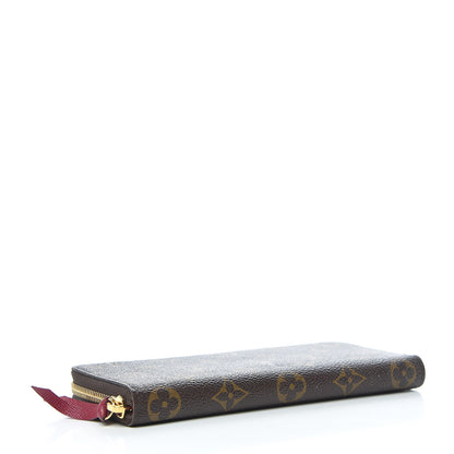 Louis Vuitton Monogram Clemence Wallet Fuchsia 4 of 10