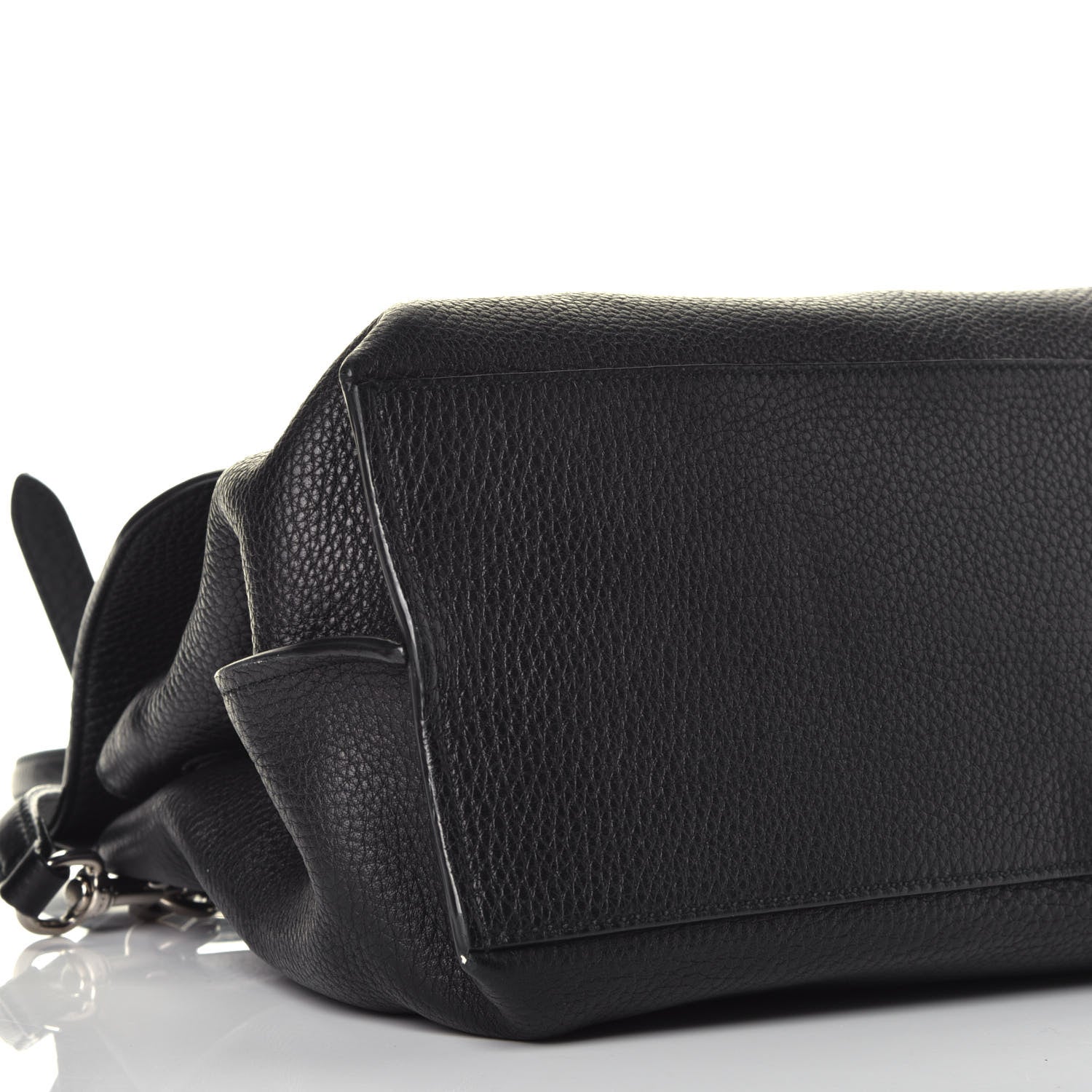 Gucci Cellarius Calfskin Medium Bamboo Daily Top Handle Bag Black 8 of 9