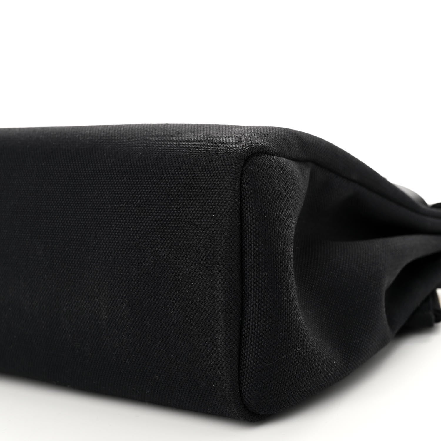 Hermes Military Toile Vache Hunter Herbag Zip PM 31 Black 9 of 9