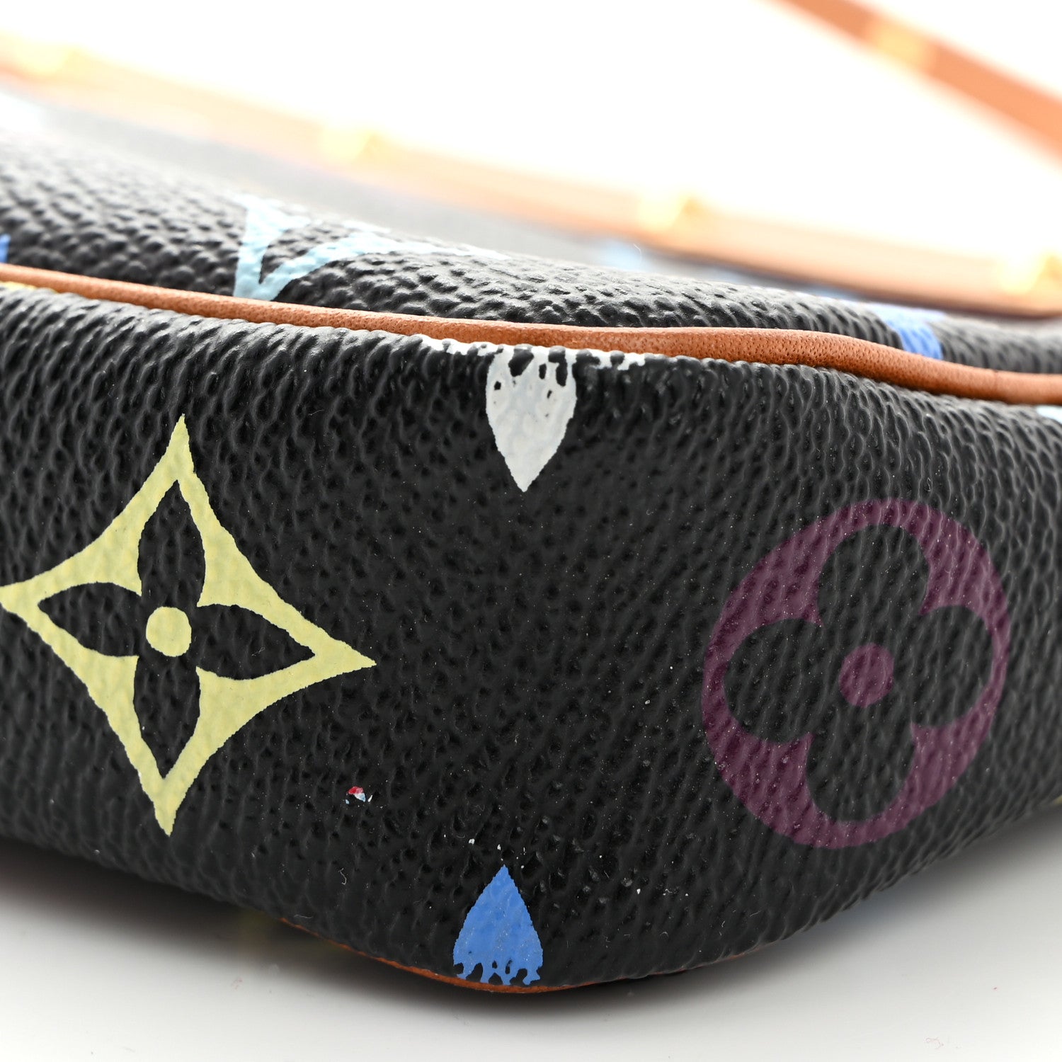 Louis Vuitton Monogram Multicolor Pochette Accessories Black 10 of 10