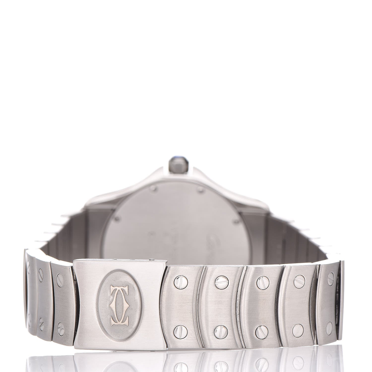 Cartier Stainless Steel 33mm Santos Ronde Quartz Watch 4 of 7