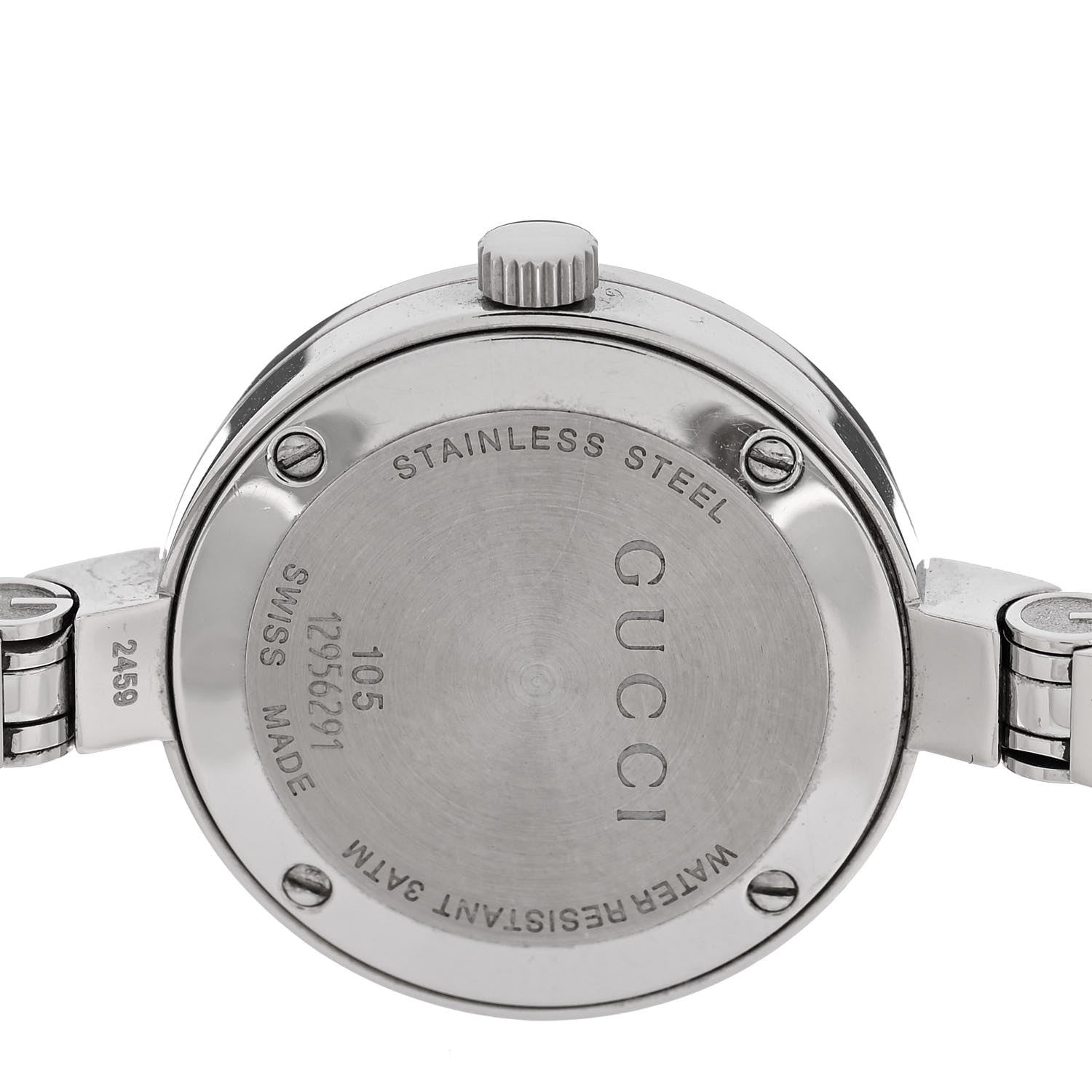 Gucci Stainless Steel 25mm 105 Series Web Quartz Watch 4 of 4
