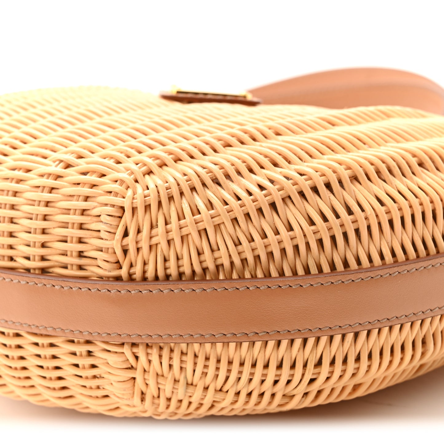 Wicker Arque Shoulder Bag Natural
