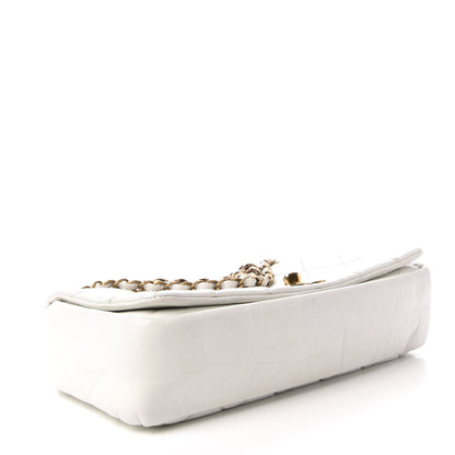 Chanel Aged Calfskin Quilted Small Pondichery Flap White 4 of 10