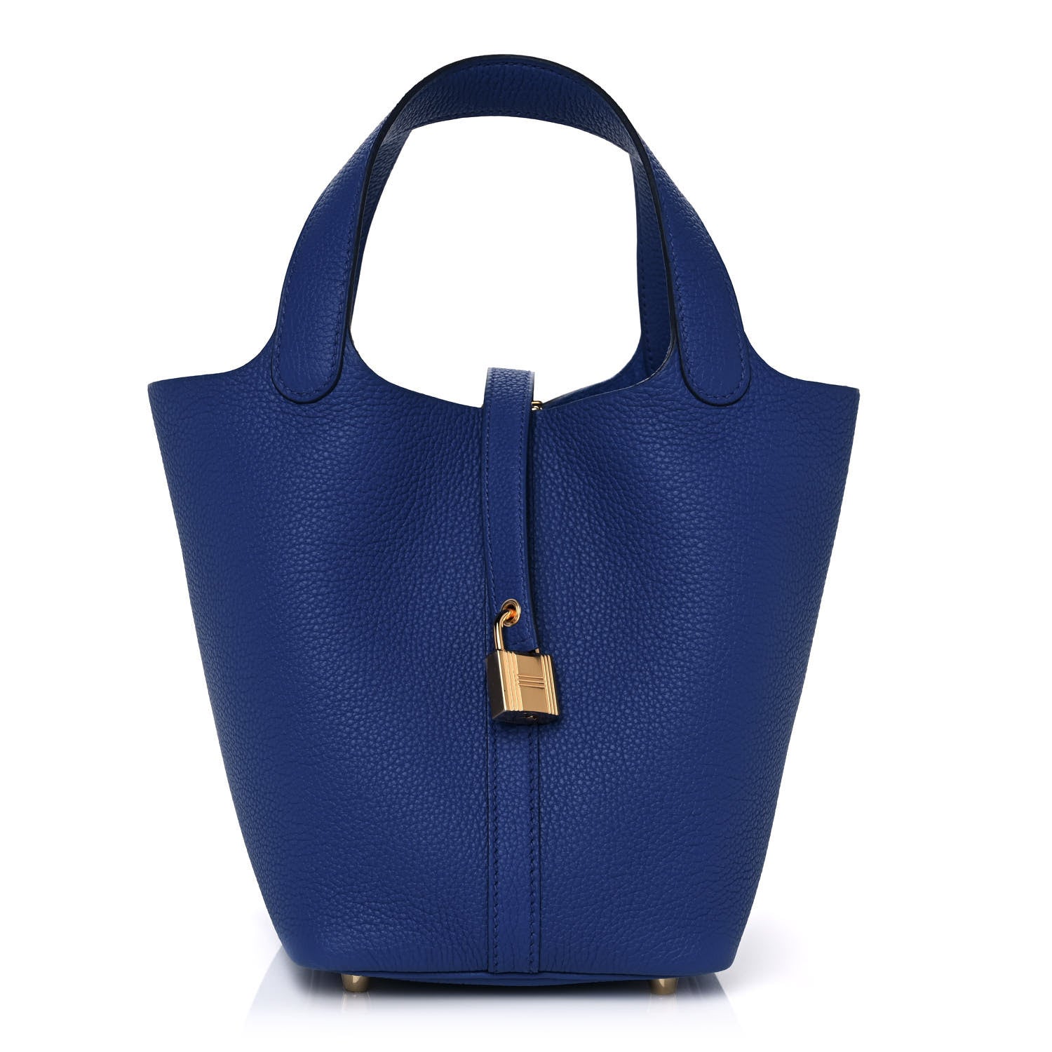 Hermes Taurillon Clemence Picotin Lock 18 PM Bleu Royal 1 of 11
