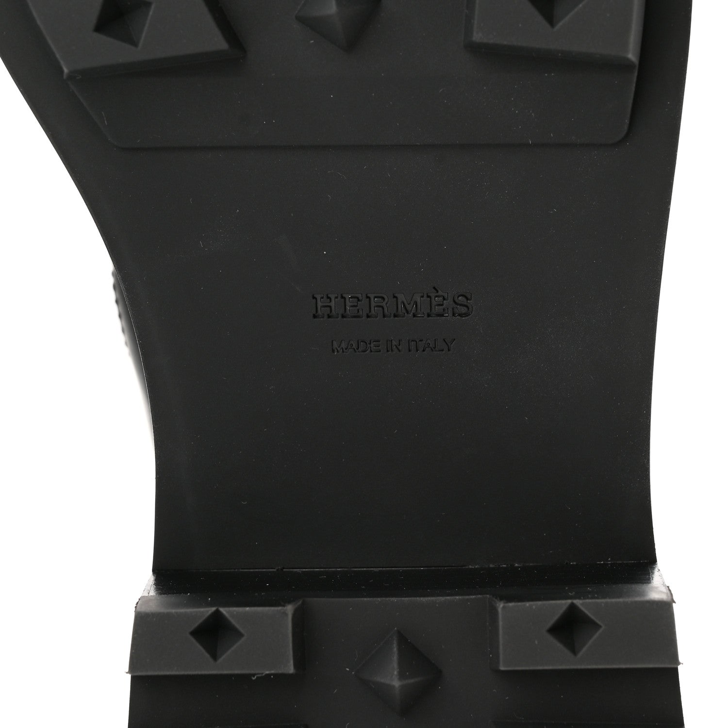 Hermes Glossed Calfskin Funk Ankle Boots 38 Black 6 of 12