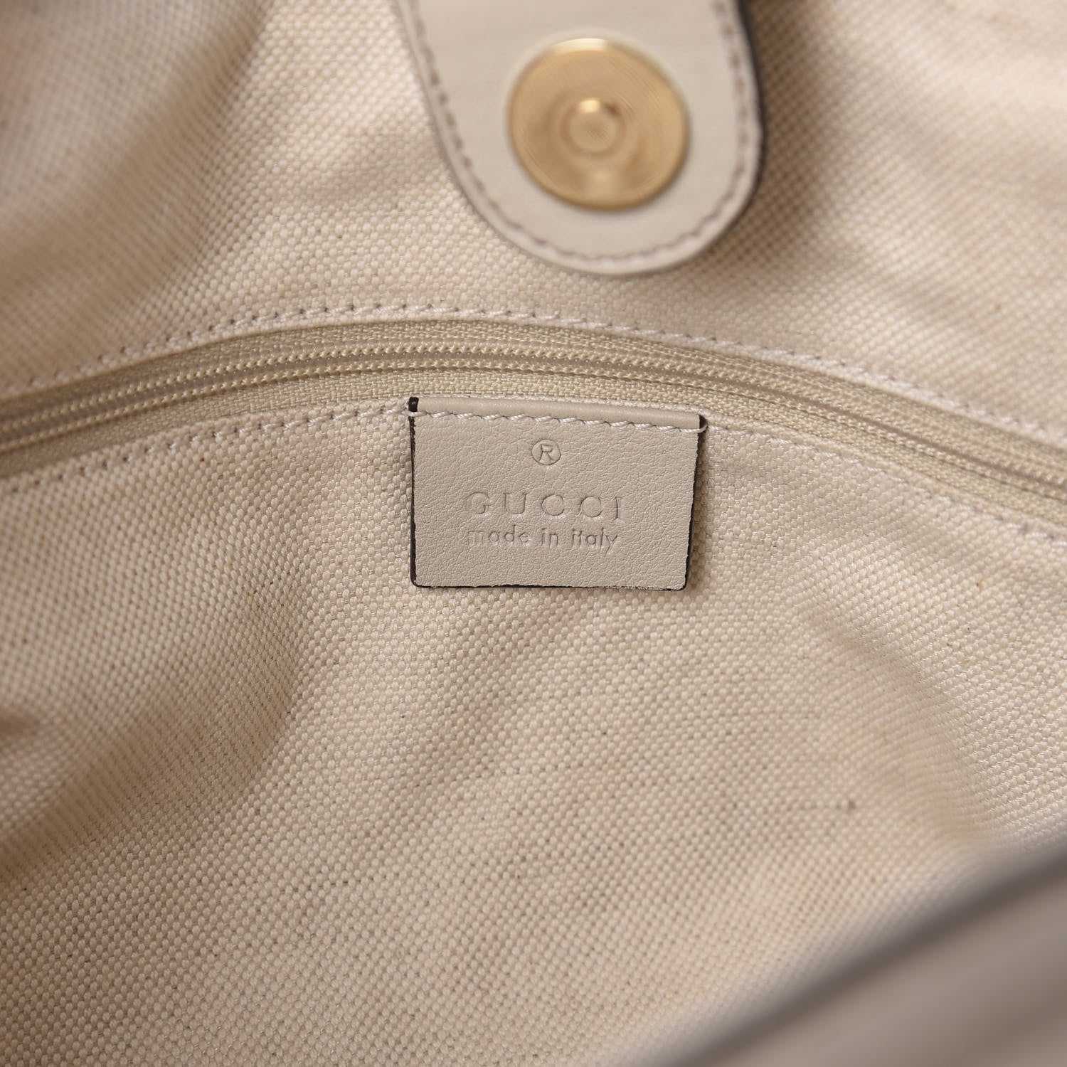 Gucci Guccissima Medium Sukey Tote Mystic White 8 of 11