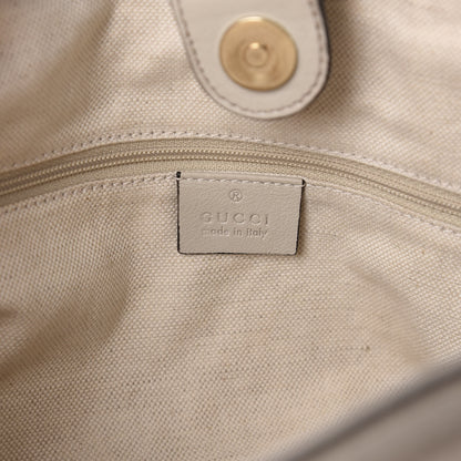 Gucci Guccissima Medium Sukey Tote Mystic White 8 of 11