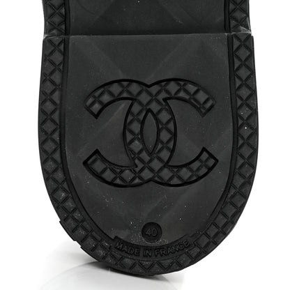 Chanel Caoutchouk CC High Boots 40 Black 8 of 8