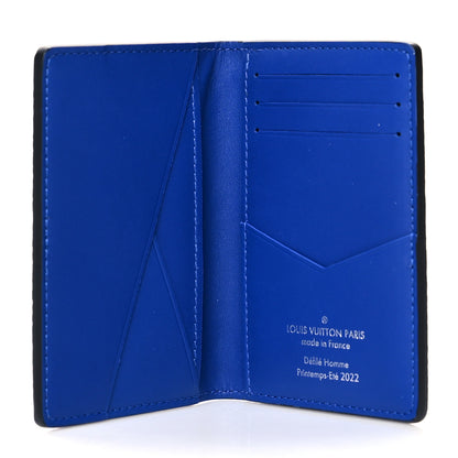 Louis Vuitton Taurillon Illusion Pocket Organizer Bleu Rose 5 of 7