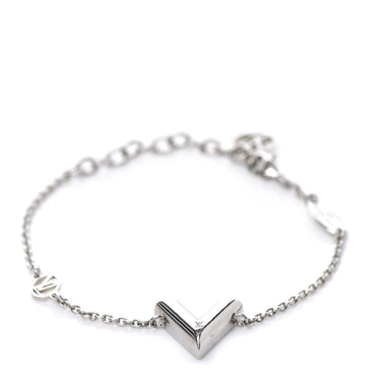 Louis Vuitton Essential V Supple Bracelet Silver 1 of 8