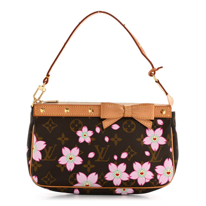 Louis Vuitton Monogram Cherry Blossom Pochette Accessories Brown 1 of 13