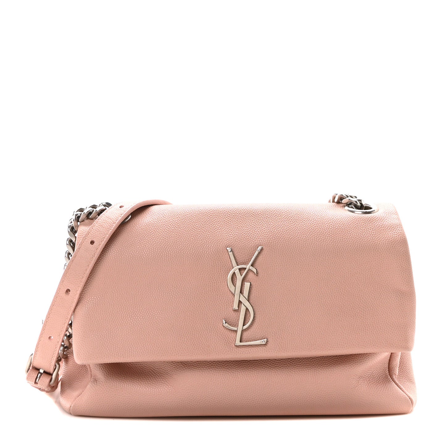 Grain De Poudre Small West Hollywood Monogram Fold-Over Bag Pale Blush