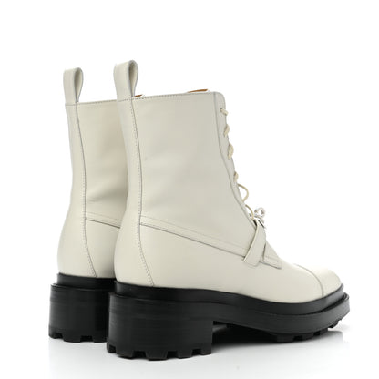 Hermes Glossed Calfskin Funk Ankle Boots 39 Beige Glaise 4 of 10