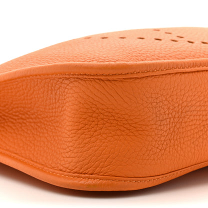 Hermes Taurillon Clemence Evelyne PM Orange 10 of 15