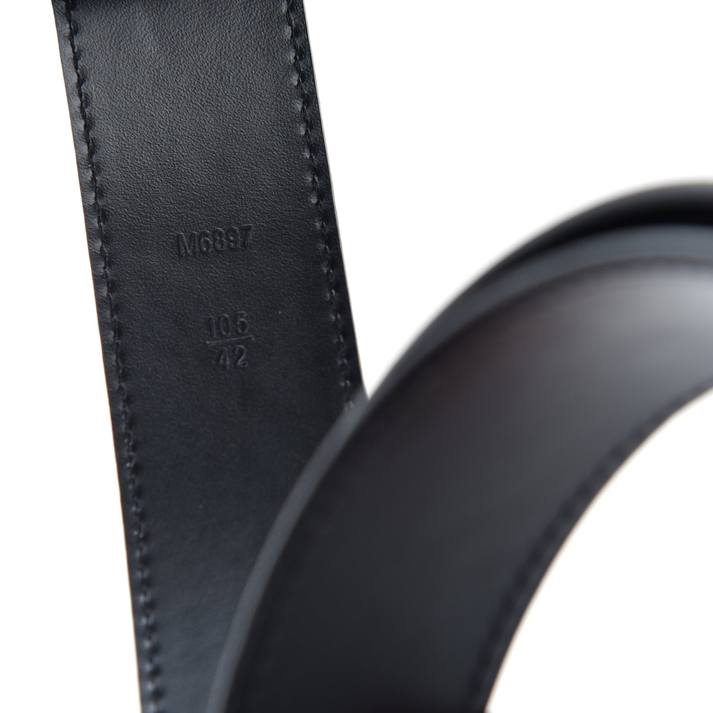 Taiga 35mm LV Initiales Belt 105 42 Ardoise