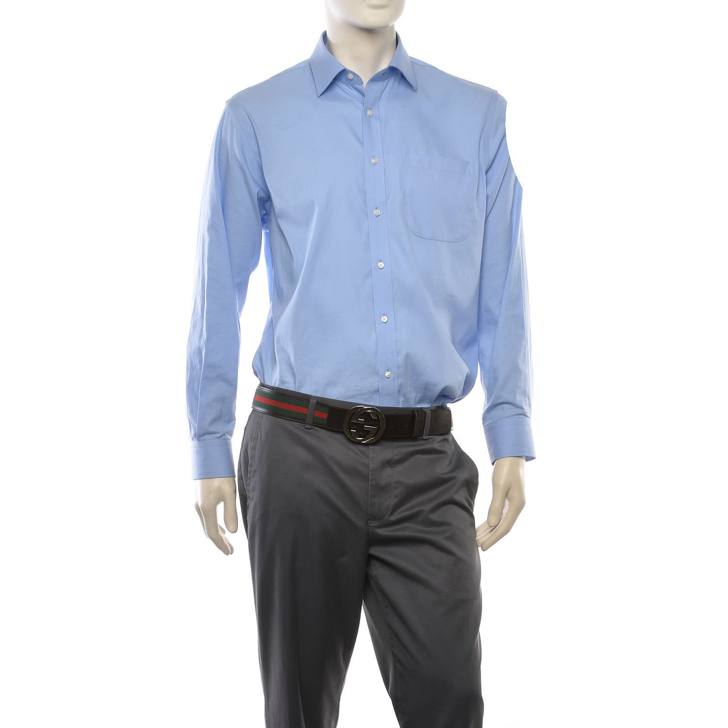 Calfskin Web Interlocking G Belt 105 42 Black