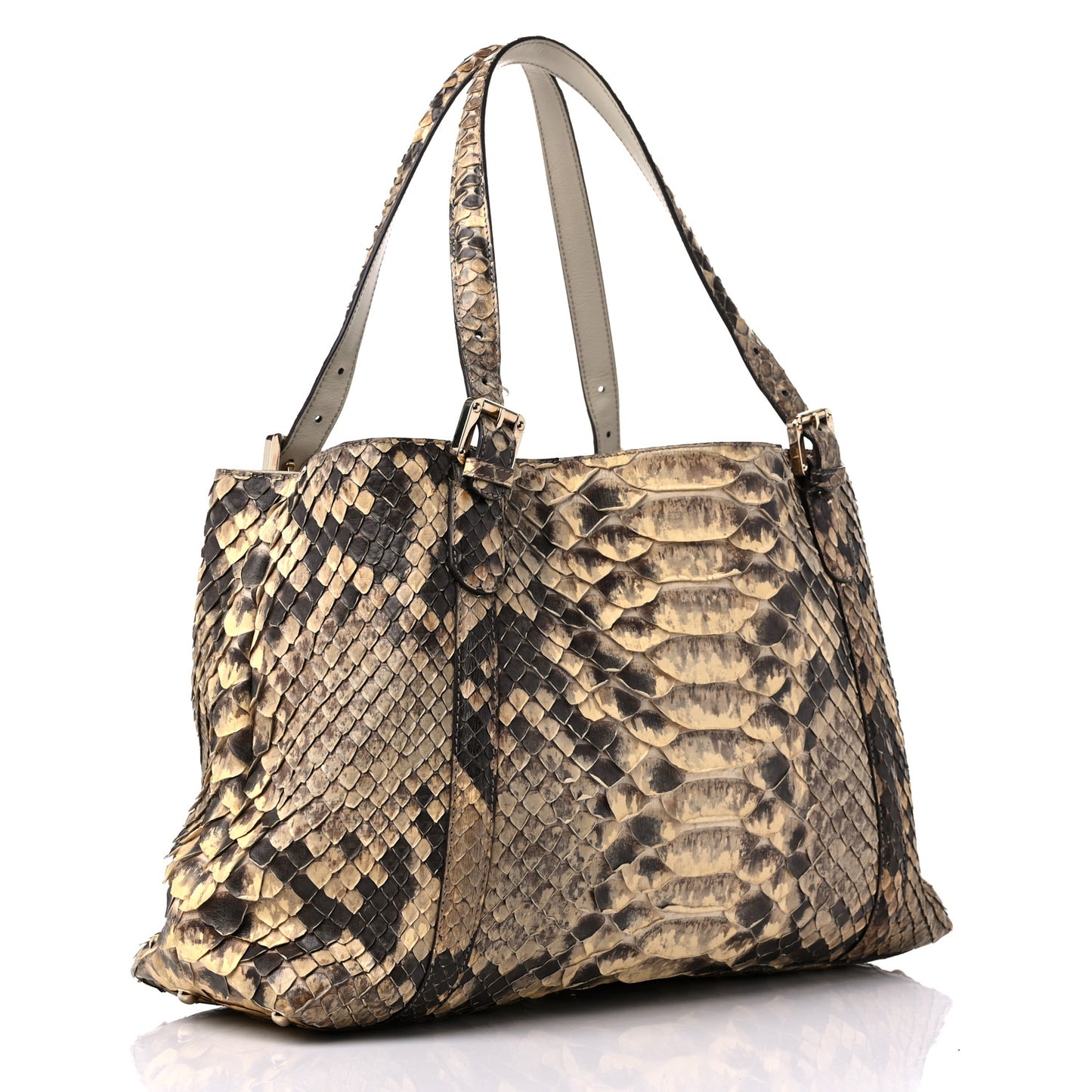 Snakeskin Medium Britt Tote