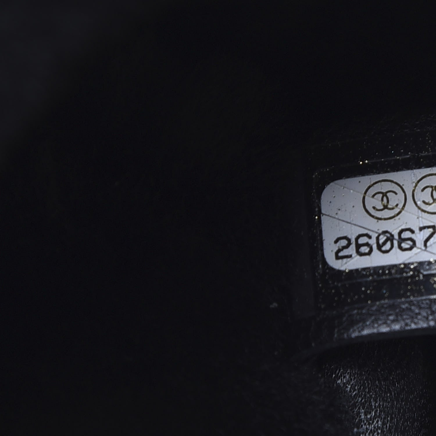 Chanel Lambskin Shearling Quilted CC Backpack Black 6 of 9