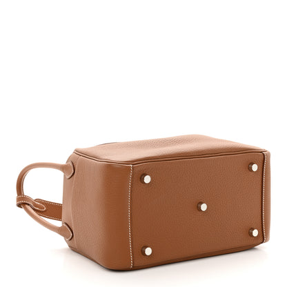 Hermes Taurillon Clemence Lindy 26 Gold 4 of 11