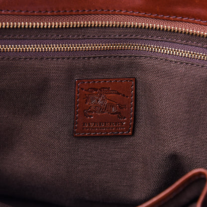 Burberry House Check Studded Large Greenham Tote Dark Tan 11 of 47