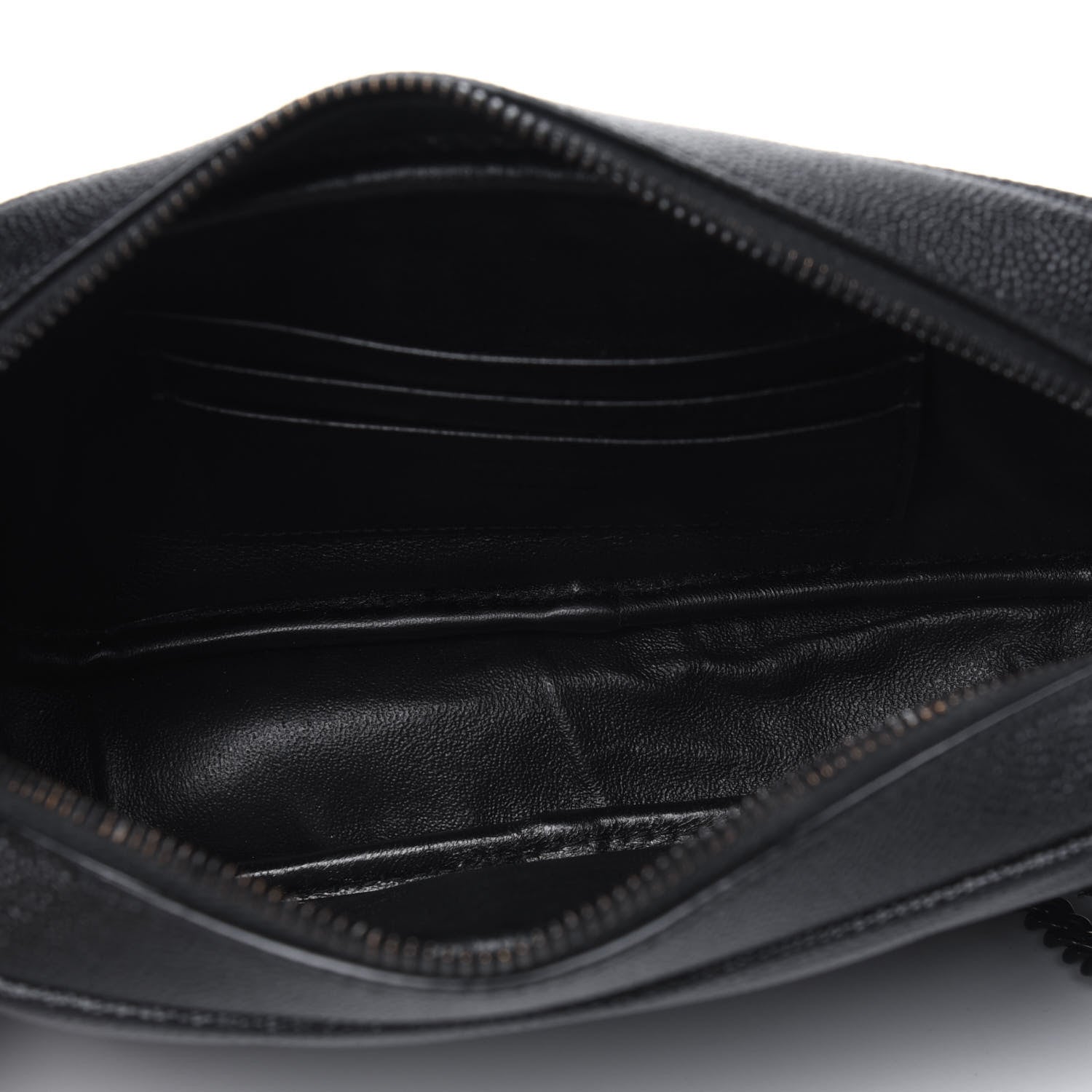 Saint Laurent Grain De Poudre Matelasse Monogram Mini Lou Camera Bag Black 4 of 6
