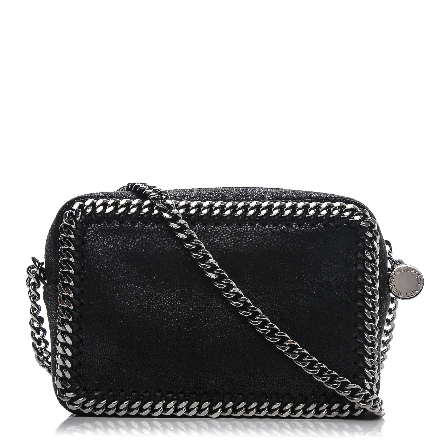 Stella McCartney Shaggy Deer Falabella Crossbody Camera Bag Black 1 of 8