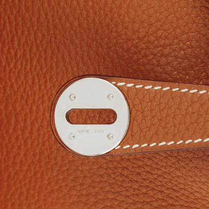 Hermes Taurillon Clemence Lindy 30 Gold 13 of 15