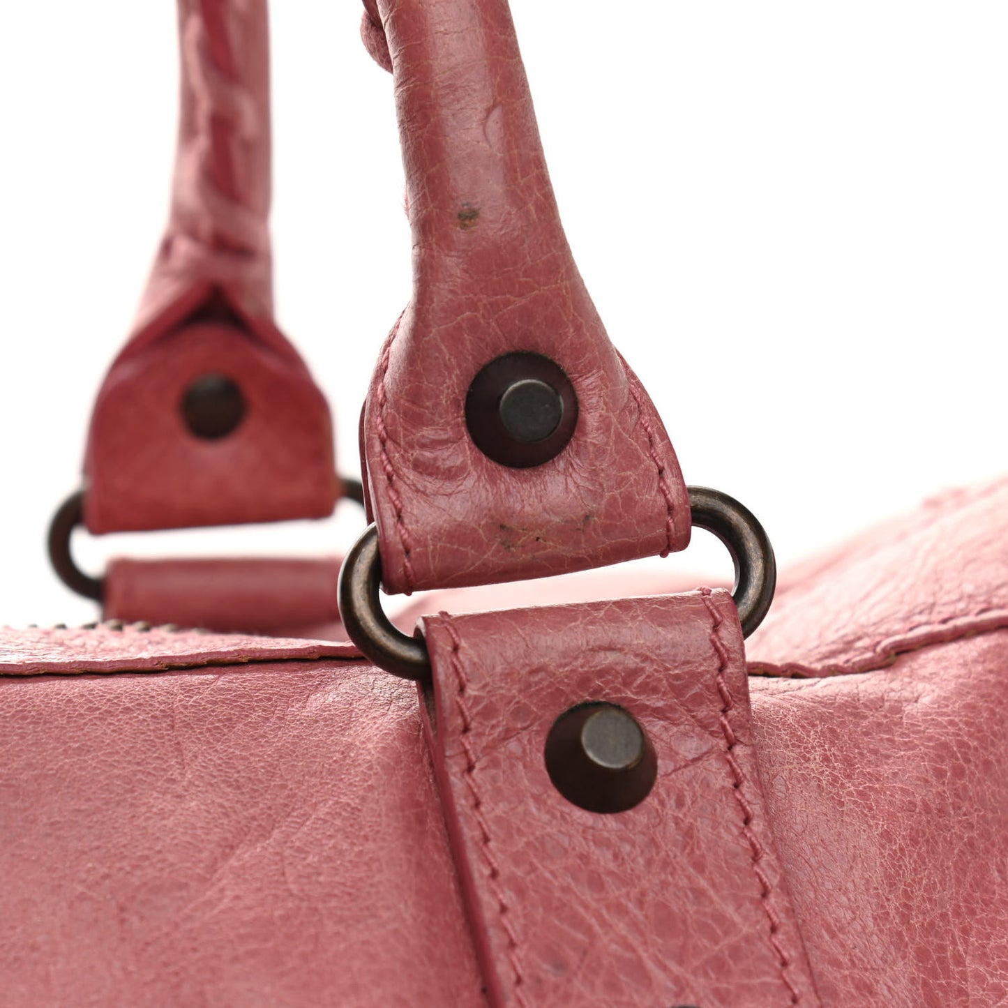 Agneau Classic Hardware Weekender Rose Bruyere