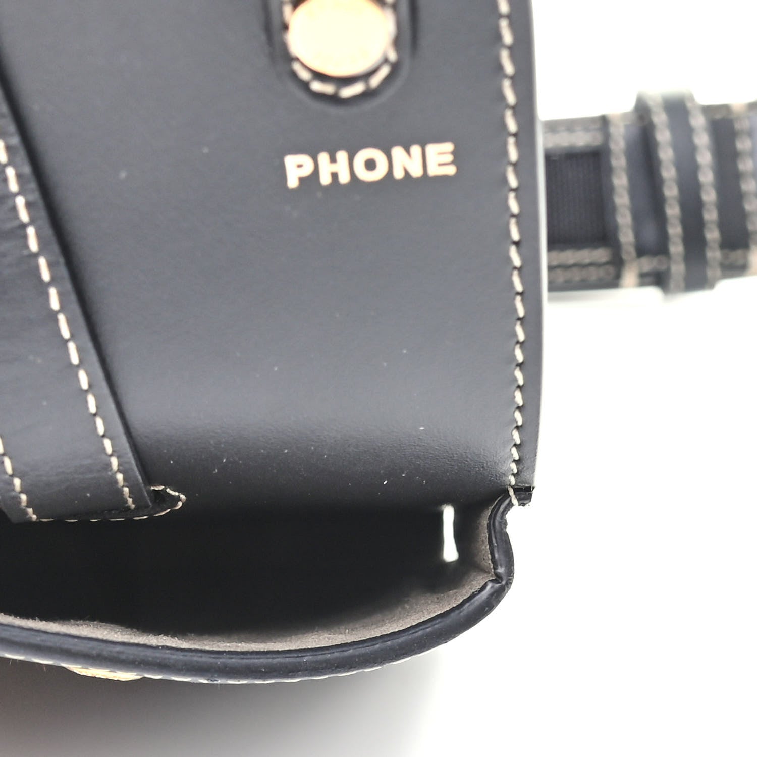 Fendi Calfskin Canvas Multi Accessory Belt Black 4 of 5