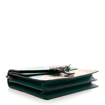Gucci Calfskin Blooms Print Medium Dionysus Shoulder Bag Bright Emerald Multicolor 4 of 10