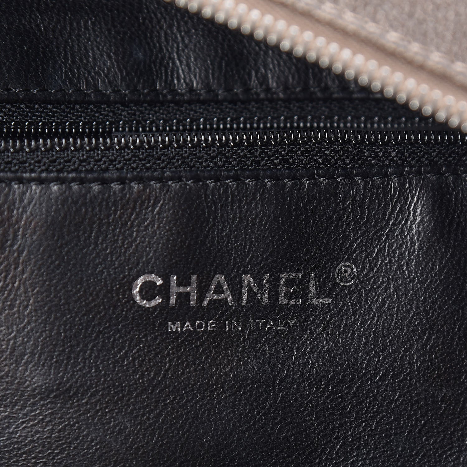 Chanel Smooth Calfskin Medium Luxe Ligne Bowler Pewter 6 of 10