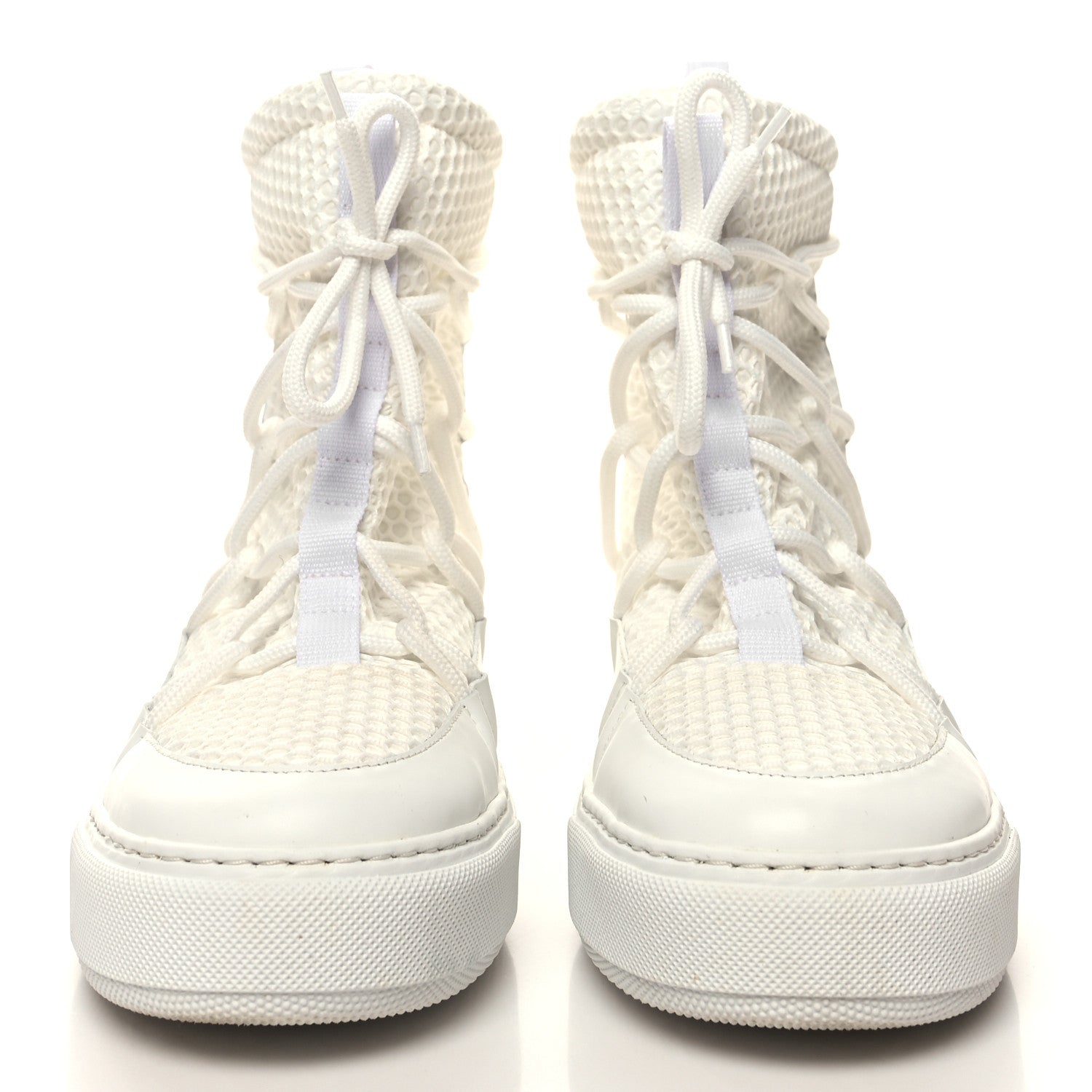 Christian Dior Resille Calfskin Womens Dior Solar Ankle Boots 38 White 2 of 9