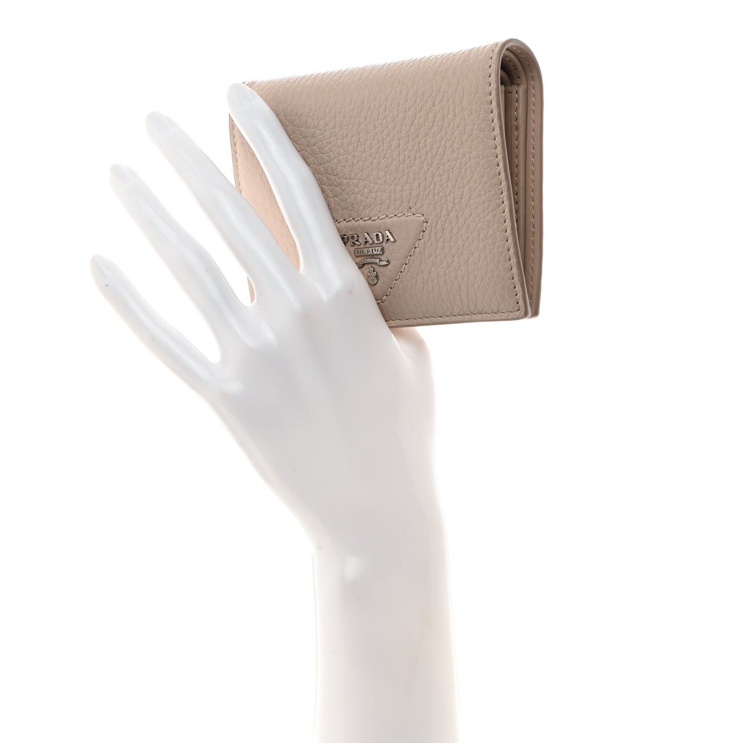 Vitello Daino Small Bi-Fold Wallet Ninfea