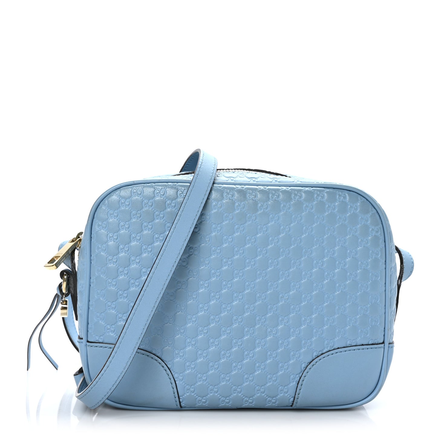 Microguccissima Mini Bree Messenger Bag Mineral Blue