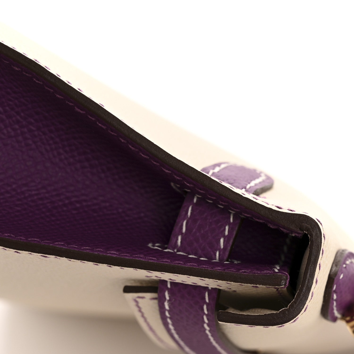 Hermes Epsom Horseshoe Mini Kelly Sellier 20 Craie Anemone 13 of 13