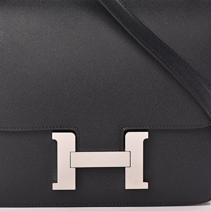 Hermes Grained Monsieur Constance 24 Black 25 of 25