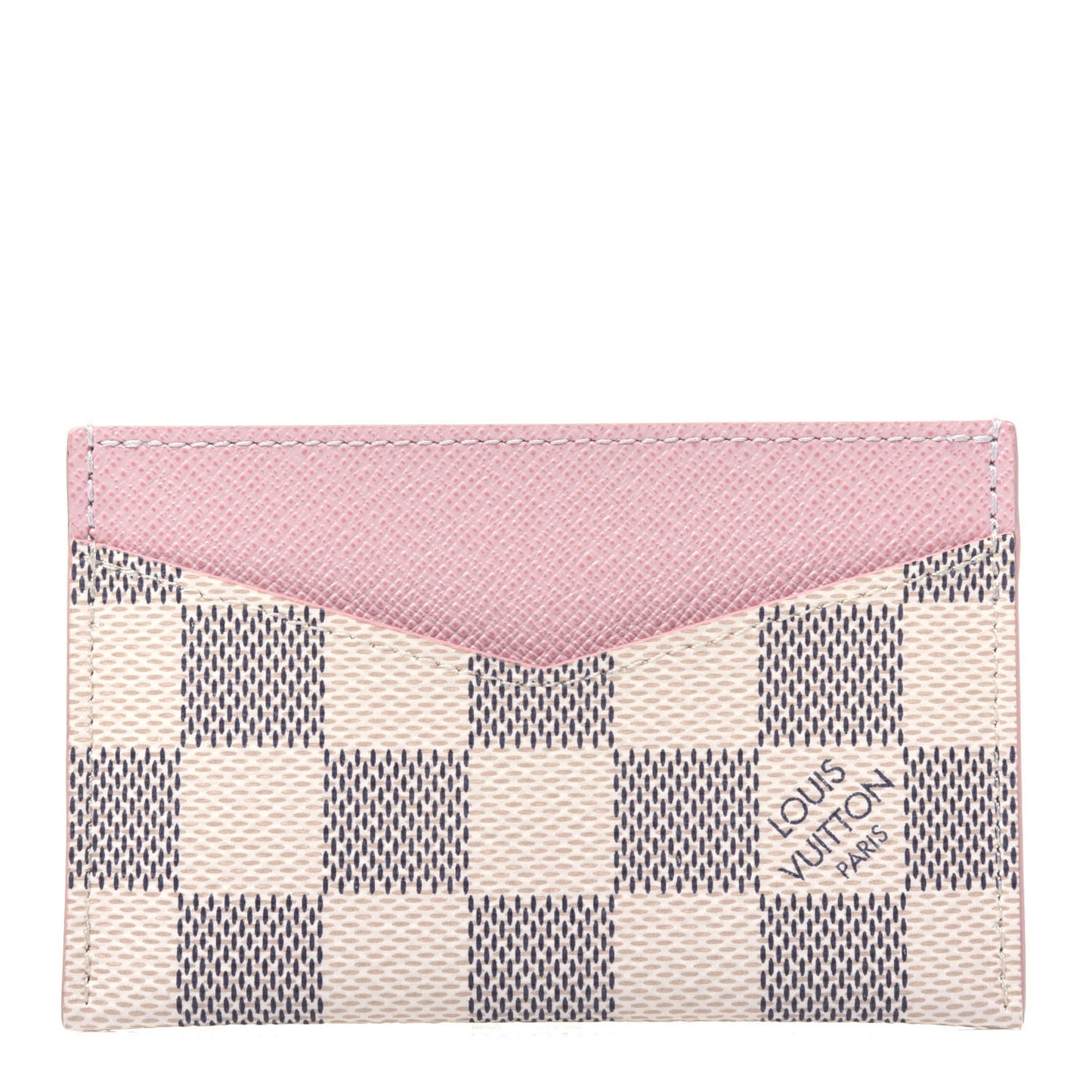 Damier Azur Daily Card Holder Rose Ballerine