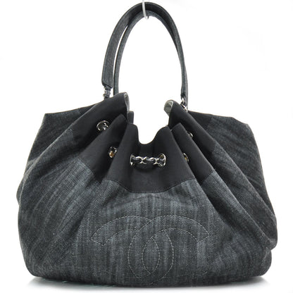 Chanel Denim Stretch Spirit Cabas Tote 1 of 10