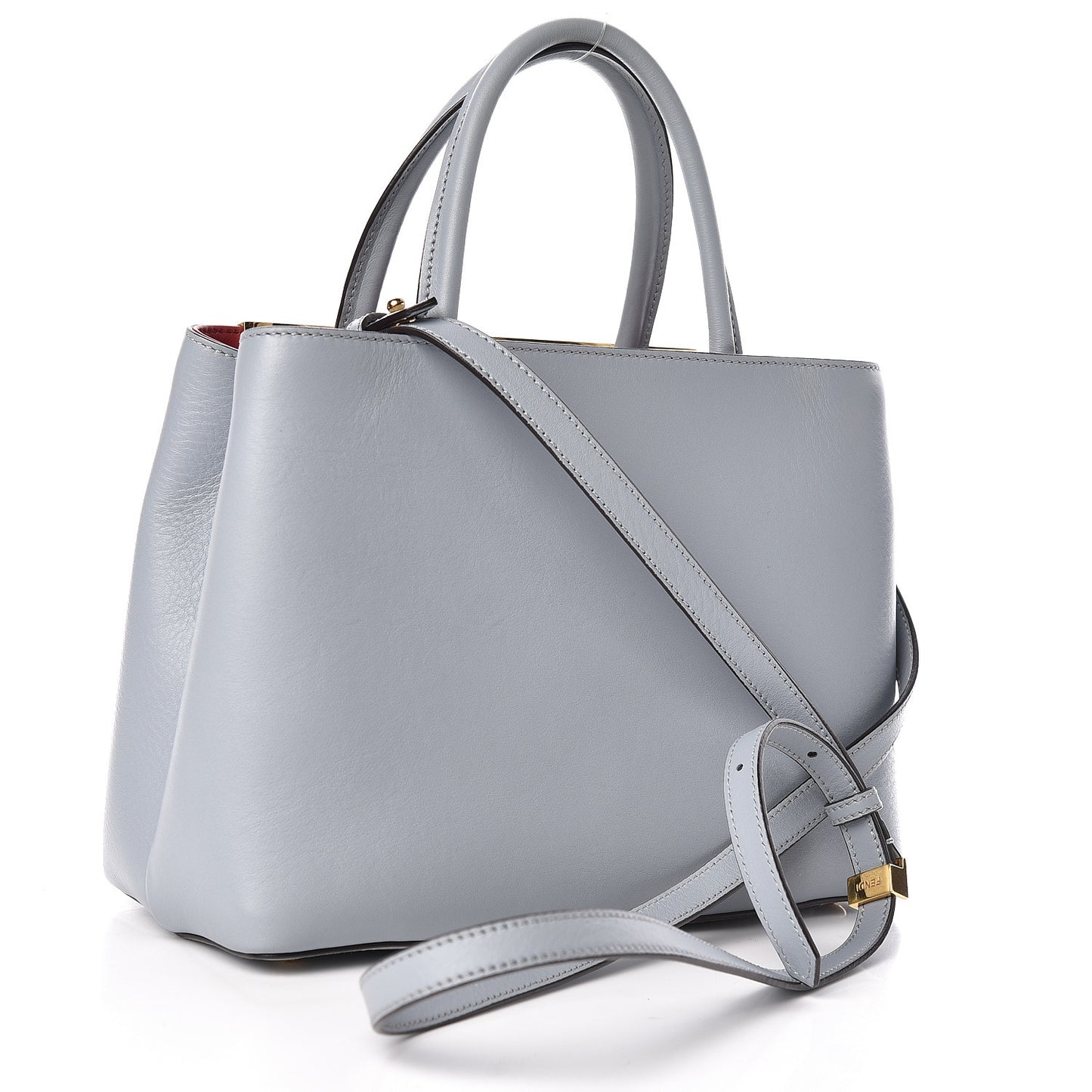 Vitello Dolce Century Petite 2Jours Tote Blue Red