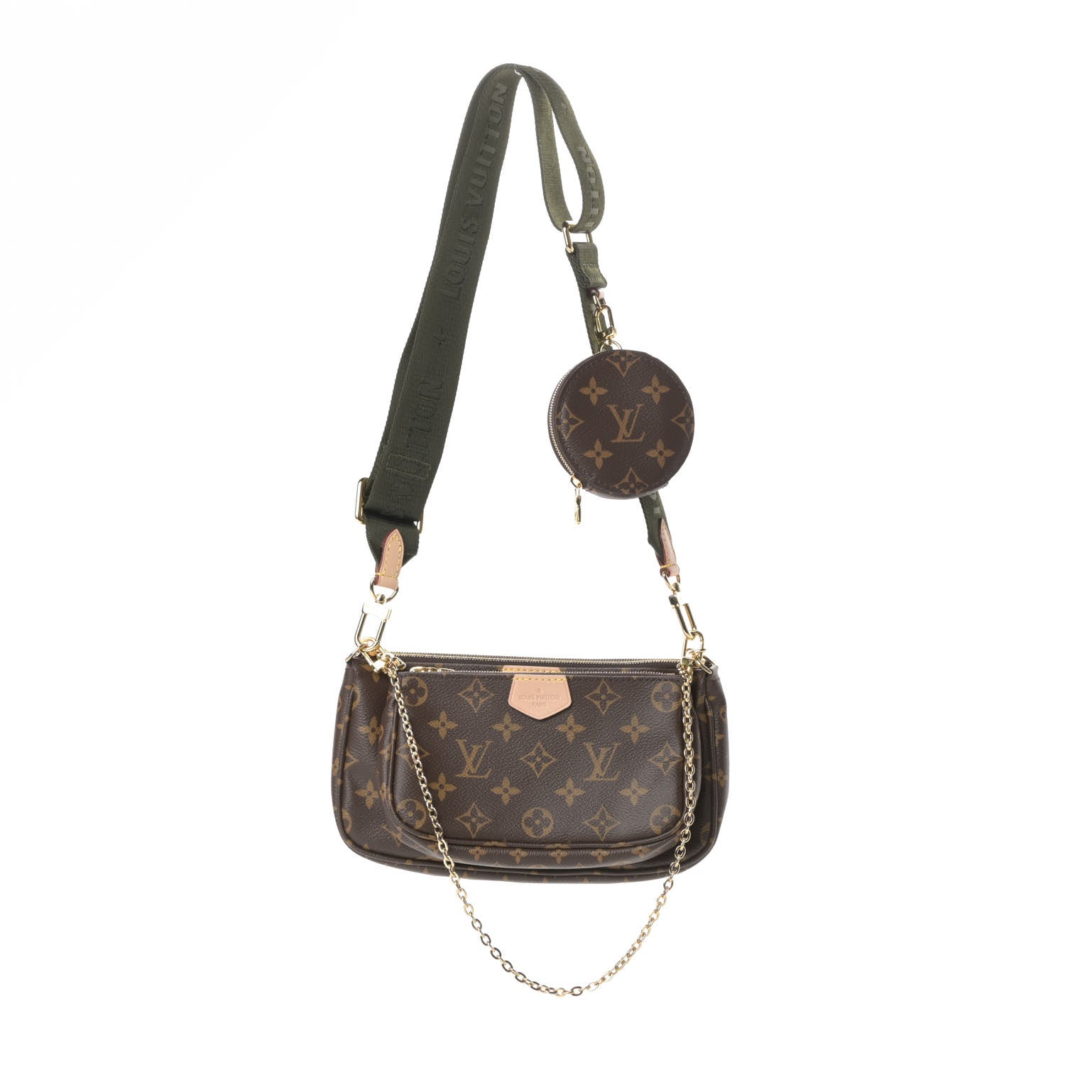 Louis Vuitton Monogram Multi Pochette Accessories Kaki 1 of 12