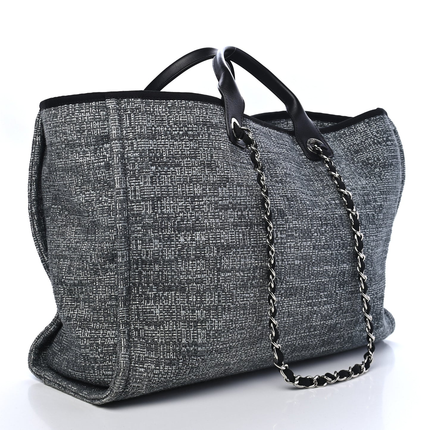 Canvas Large Deauville Tote Charcoal