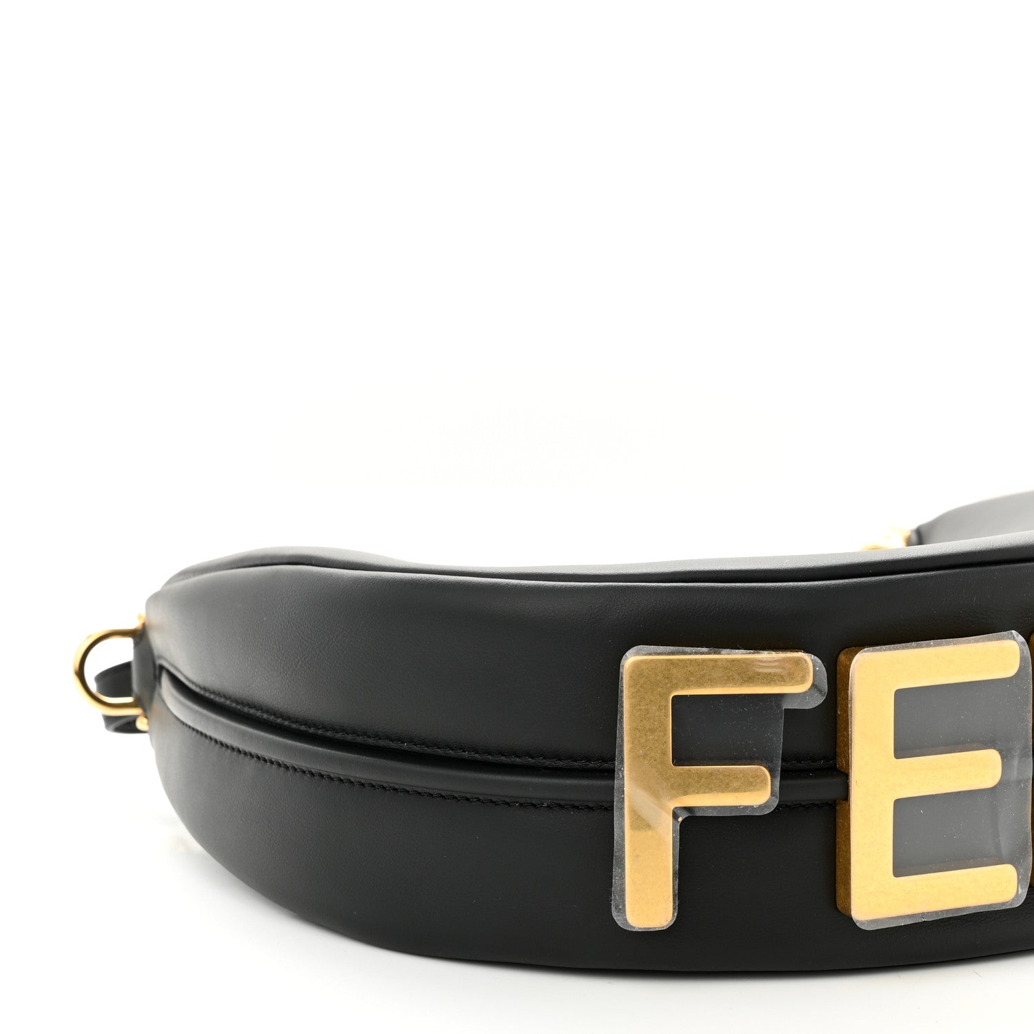 Fendi Vitello Grace Matte Small Fendigraphy Hobo Bag Black 9 of 10