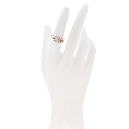 Hermes 18K Rose Gold Diamond Farandole Ring 52 6 2 of 5