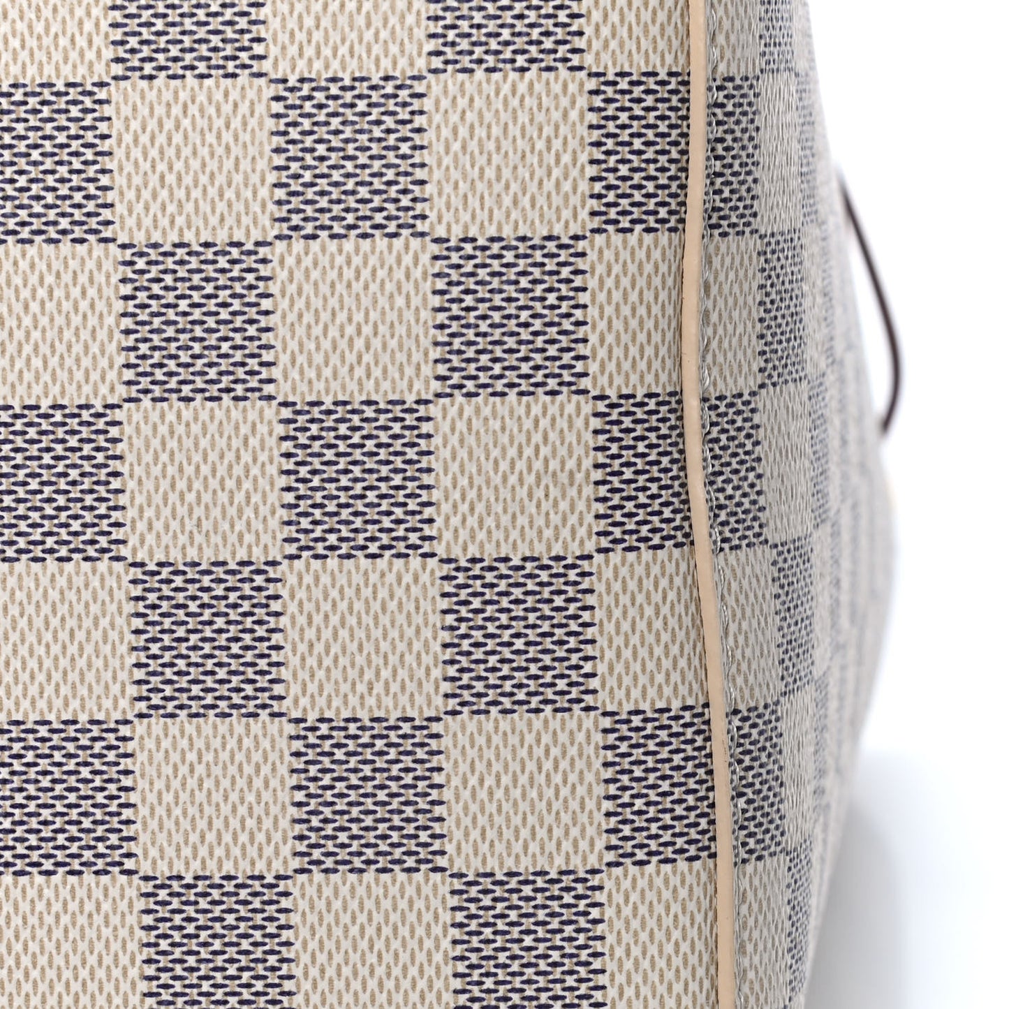 Damier Azur Braided Neonoe MM Peach Cream